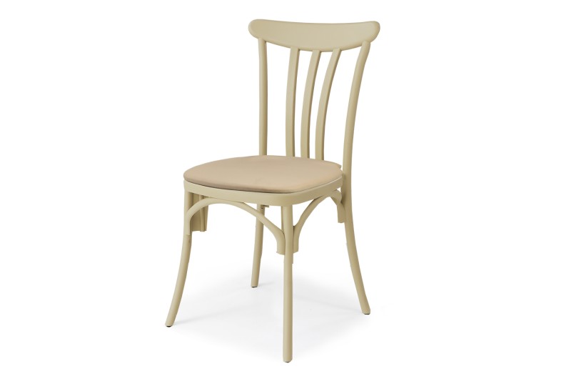 CHAISE BISTROT PARIS AVEC COUSSIN