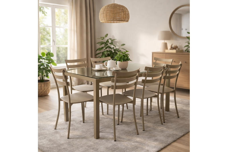 TABLE A MANGER RACE EMAILLE