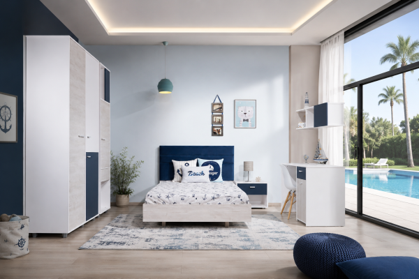 CHAMBRE ENFANT THIAGO Bleu